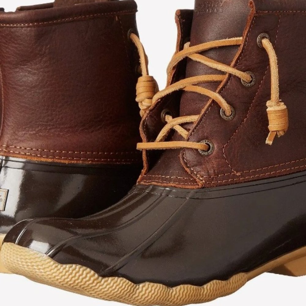 Sperry Brown and Tan Winter & Rain Boots